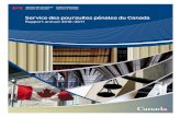 Service des poursuites pénales du Canada Rapport …Message du directeur des poursuites pénales C’est avec plaisir que je présente le Rapport annuel 2010–2011 du Service des