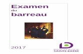 Examen - Sainte-Barbe Library...Examen du barreau 2017 - 5 - Sites et revues à consulter régulièrement - 62 - En couverture : Trois Avocats Causant (1843-1848), Honoré Daumier.Examen