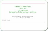 NFP121, Cnam/Paris Cours 6-1 Les patrons Composite ...jfod.cnam.fr/nfp121/supports/NFP121_cours_06_1... · NFP121 1 NFP121, Cnam/Paris Cours 6-1 Les patrons Composite, Interpréteur,
