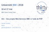 Université IBM i 2018...NoToS Expertise autour de l’IBM i • Regard moderne • Sécurité • Service – Formation, audit, développement… PHP sur IBM i avec Zend Plan de la