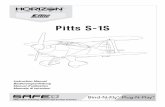 Pitts S-1S - Horizon Hobby Instruction Manual Bedienungsanleitung Manuel d’utilisation Manuale di Istruzioni SAFE ® Select Technology, Optional Flight Envelope Protection Pitts