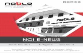 Month: Dec. 2018 E-Magazine Issue No: 13ngivbt.edu.in/wp-content/uploads/2019/02/NGI-E-NEWS13.pdfNoble Group of Institutions, Junagadh n “New Year, New Thinking!” Welcome to the