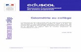 Ressources d'accompagnement des anciens programmes · 4 Le bien fondé de la présence de l'apprentissage de la géométrie déductive dans l'enseignement des mathématiques en France