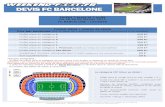 DEVIS FC BARCELONE - LEGANES · - 2 nuits en chambre double à l’hôtel 4* Zenit Barcelona ou similaire dans le centre-ville de Barcelone - la livraison des billets de match à