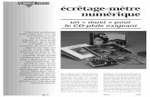un « must » pour le CD-phile exigeantscan78.free.fr/Elektor/Elektor 1998 FR/f98a014.pdf · Elektor 10/98 Des Compact Disc audio présentant des surmodulations –incroyable. Il