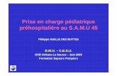 Prise en charge pédiatrique préhospitalière au S.A.M.U 45sssm45.free.fr/IMG/pdf/Pediatrie_pre-hospitaliere_P_Guille_des_Butte… · • le KTVO chez le nouveau-né avec une fixation