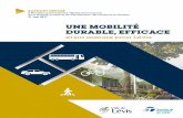 Ville de Lévis - UNE MOBILITÉ DURABLE, EFFICACE · 2017-08-11 · De LA MOBILItÉ DURABLe Le Plan métropolitain d’aménagement et de développement (2012), des plans directeurs
