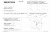 60961 SINGLE HANDLE KITCHEN FAUCET LLAVE DE COCINA … Rev J.pdf1 A. A. Place baseplate shanks (1) through mounting holes in deck. Option: If sink is uneven, use silicone sealant under