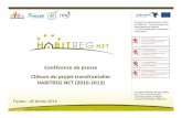 Slide 1,Présentation ppt HABITREG · 2020-04-04 · Madame Maggy Nagel, Ministre du Logement Conférence de presse 25-2-2014 Programme >> Accueil par le Carrefour (Cécile ou Jacques