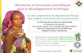 Recherche et formation scientifiques pour le …lists.stir.ac.uk/pipermail/sarnissa-french-aquaculture/...2010/07/06  · Pisciculture au Cameroun = activité discrète avec une production