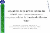 Situation de la préparation du Nexus « Eau – Energie ...€¦ · Bien-fondé, liens et utilisations possibles dans le processus de planification du développement du bassin: –