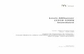 Louis Althusser (1918-1990) Inventaire · 2018-05-04 · Louis Althusser : une biographie / Yann Moulier Boutang. - Paris : B. Grasset, 1992. L'affaire Althusser : dramma di un filosofo