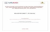 STRATEGIE NATIONALE DE DEVELOPPEMENT DU SECTEUR DES ... · Stratégie nationale de développement du secteur des Plantes Aromatiques et Médicinales au Maroc Edité le 23/09/2009