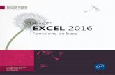 Microsoft EXCEL 2016 - Fnacmultimedia.fnac.com/multimedia/editorial/pdf/9782746097803.pdf · ISSN : 1630-0025 ISBN : 978-2-7460-9780-3 9,90 € EXCEL 2016 - Fonctions de base Ce livre