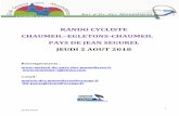 RANDO CYCLISTE CHAUMEIL EGLETONS …velo19.com/_accueil/DOSSIER RANDO OFFICIEL CHAUMEIL 2018.pdfRANDO CHAUMEIL-EGLETONS-CHAUMEIL JEUDI 17 AOÛT 2017 Documents d’inscription à envoyer