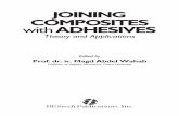 JOINING COMPOSITES with ADHESIVES...structures such as bridges and buildings. Joining composites compo-nents to each other or to other surrounding components such as met-al, wood,