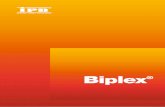 BROCHURE BIPLEX FR - Iplast€¦ · du collage du Biprint® sur d’autres matériaux ou pour l’utilisation de matières autocollantes. Biprint® est facile à découper. Il peut