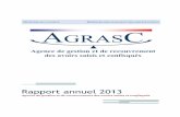 Rapport annuel 2013 - Justice / Portail · 2014-05-14 · troisième rapport annuel de l’AGRASC que j’ai le plaisir de présenter. Les indications chiffrées figurant dans ce