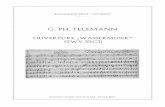 G. Ph. Telemann - IMSLPconquest.imslp.info/files/imglnks/usimg/...telemann_wassermusik_s… · G. Ph. Telemann Ouverture ıWassermusik„ [TWV 55:C3] Edizioni Mario Bolognani - ROMA