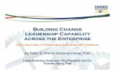 Building Change Leadership Capability across the Enterprise...Building Change Leadership Capability across the Enterprise The Live Case at Pacific Gas and Electric Company Joe Rafter,
