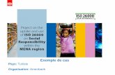 Exemple de cas...Amenbank Donateur: Agence suédoise de coopération internationale pour le développement (Sida) Période de mise en oeuvre du projet:2011 - 2014 Pays pilotes: Algérie,