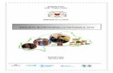 Enquête nutritionnelle nationale SMART 2016...MINISTERE DE LA SANTE RAPPORT FINAL Décembre 2016 ENQUÊTE NUTRITIONNELLE NATIONALE 2016. Enquête nutritionnelle nationale SMART 2016
