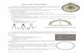 Tracé de l’astrolabe · Phm Obs. Lyon – Astrolabe, tracé (2011/05/18 trac_astrolabe.wpd) 4/20 # Cercle horizon A partir de la direction CR du zénith, les deux points Nord et