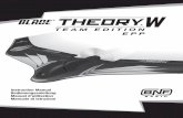 TEAM EDITION EPP - Horizon HobbyFR 26 Contenu de la boîte: • Aile volante Theory EPP FPV Type W • Planche de décoration (située sous l’emballage en polystyrène) Éléments