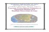 Programme d’Action National d’Adaptation au Changement ... · française de l’ouvrage « une planète un avenir », qu’à l’occasion de la conférence des Nations Unies