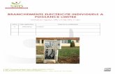 BRANCHEMENTS ELECTRICITE INDIVIDUELS A PUISSANCE … · SRD MOP Branchements électricité individuels à puissance limitée – 04/01/2013 Page 6 sur 32 - 6 - Le branchement de «