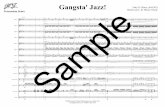 GPG Sample Score - gpgmusic.com...bass drum ƒ Œ Œ bass drum œ œ ... Percussion Score ... Gangsta' Jazz! - Percussion Score - Page 3 ...