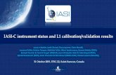 IASI-C instrument status and L1 calibration/validation results · “IASI-C L1 Validation : radiometric and spectral inter-comparisons between IASI-C and other infrared sounders”