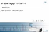 Le séquençage Roche 454 - Roscoffapplication.sb-roscoff.fr/download/fr2424/abims/corre/...Roche 454 Raindance + Roche 454 Capture de séquences + Roche 454 10 50 Roche 454 100 200