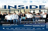 IMAGINE CUP 13 - Supinfo...> Dans le cadre de la 11ème édition de l’Imagine Cup, l’une des plus prestigieuses compétition technologique pour étudiant à portée mondiale, 5