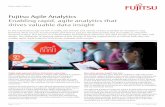 Fujitsu Agile Analytics Enabling rapid, agile analytics ... · Fujitsu Agile Analytics Enabling rapid, agile analytics that drives valuable data insight In the information age we