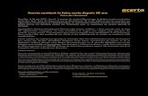 Acerta soutient la foire verte depuis 10 ans · 2017-07-04 · Acerta soutient la foire verte depuis 10 ans Foire de Libramont Bruxelles, le 16 juin 2017 - Acerta, le groupe de services