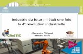 Industrie du futur : il était une fois la 4e révolution ... mai 2019.pdfC’est quoi un automate ? ... • La coordination s’applique non seulement dans l’usine, mais aussi entre