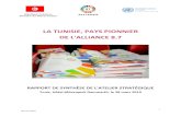 LA TUNISIE, PAYS PIONNIER DE L'ALLIANCE 8 · par le gouvernement et les partenaires sociaux en janvier 2016. Il a ensuite rappelé le contexte de création de l'Alliance 8.7 officiellement