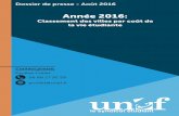 Année 2016 - UNEFunef.fr/wp-content/uploads/2016/08/classement-2016-vf... · 2016-08-16 · les données de l’Observatoire de la Vie Etudiante (OVE) - Les loyers moyens des logements