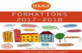 FORMATIONS 2017-2018 - Dulala · Matériel transmis Les langues de Chat, L. Vergari, M. Semerano, DULALA, 2013 Sophie et ses langues, C. Hélot, U. Arbelbide Lete, DULALA, 2015 Parcours