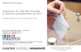 Intentions de vote aux élections régionales de 2015 · 2016-11-06 · Intentions de vote des Français à l’élection présidentielle de 2017 Toute publication, totale ou partielle