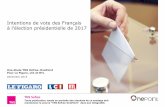 Intentions de vote des Français à l’élection ... · L’intérêt pour l’élection présidentielle de 2017 4 2 Intentions de vote au 1 er tour de l’élection présidentielle