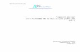 Rapport annuel de l’Autorité de la statistique publique 2013 · 2019-06-12 · novembre 2013 par Mme Véronique Hespel, inspectrice générale des finances ... AVIS N ° 2013-01