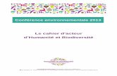 Le cahier d’acteur d’Humanité et Biodiversitéhumanite-biodiversite.fr/files/Cahier_acteur_H_B.pdf · Par ailleurs, la transition écologique vise à mettre en place un modèle