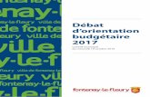 Débat d’orientation budgétaire 2017 - Fontenay-le-Fleury · 4 PARTIE I : Eléments de contexte Il est important de rappeler le contexte dans lequel va s’inscrire l’exercice