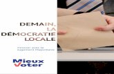 Innover avec le Jugement Majoritaire - Mieux Voter · 2020-02-03 · Mieuxvoter© 89% des Français.es considèrent que les candidat.e.s doivent impliquer les citoyen.ne.s dans l’élaboration