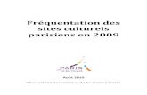 Fréquentation des sites culturels parisiens en 2009...5 Fréquentation des sites culturels parisiens en 2009 Observatoire économique du tourisme parisien / OTCP Présentation de