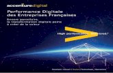 Performance Digitale des Entreprises Françaises...Quatorze de ces 100 entreprises font partie des meilleures mais seulement sur 2 dimensions, et 23 sur une seule des 4 dimensions.