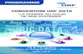 Utilisateurs SAP Francophones USF 2016 · “La donnée au cœur de nos systèmes” 7 ConférenCes Plénières 70 Ateliers de retours d’exPérienCes Clients 85 exPosAnts Convention