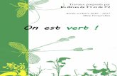 On est vertcol58-genevoix.ac-dijon.fr/IMG/pdf/travaux_proposes_par...Mme Fereyrolles – collège Maurice Genevoix – Decize – année scolaire 2016 – 2017 Etre vert L’expression